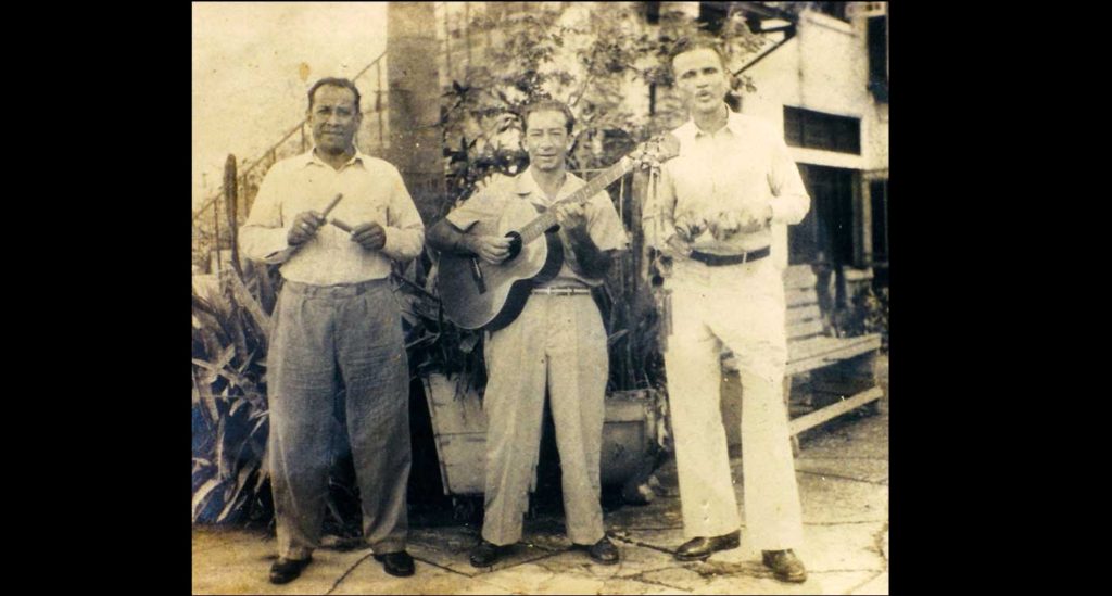 Grandfather Julio on the right