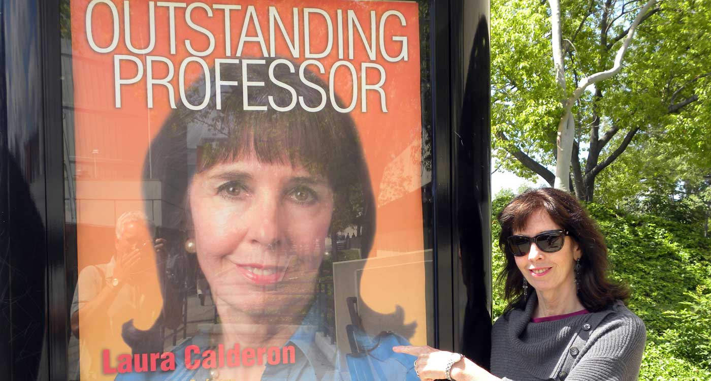 Laura Calderon, Professor of the Year Award, CSULA 2009